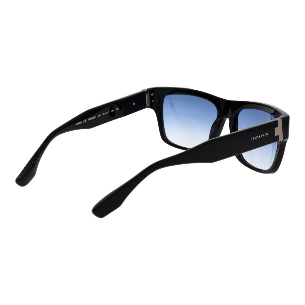 Trussardi Black Acetate Sunglasses | Regal Royce