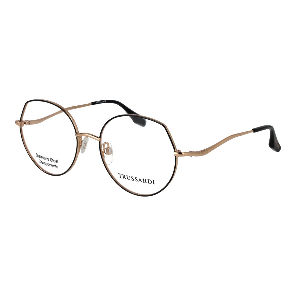 Trussardi Black Stainless Steel Glasses (Frames) | Regal Royce