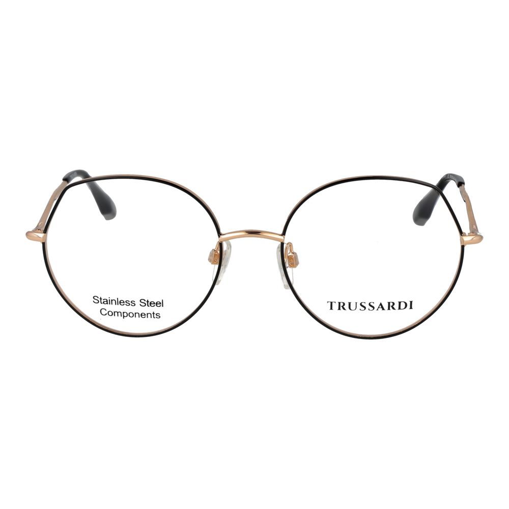 Trussardi Black Stainless Steel Glasses (Frames) | Regal Royce
