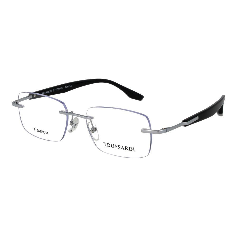 Trussardi Silver Stainless Steel Glasses (Frames) | Regal Royce