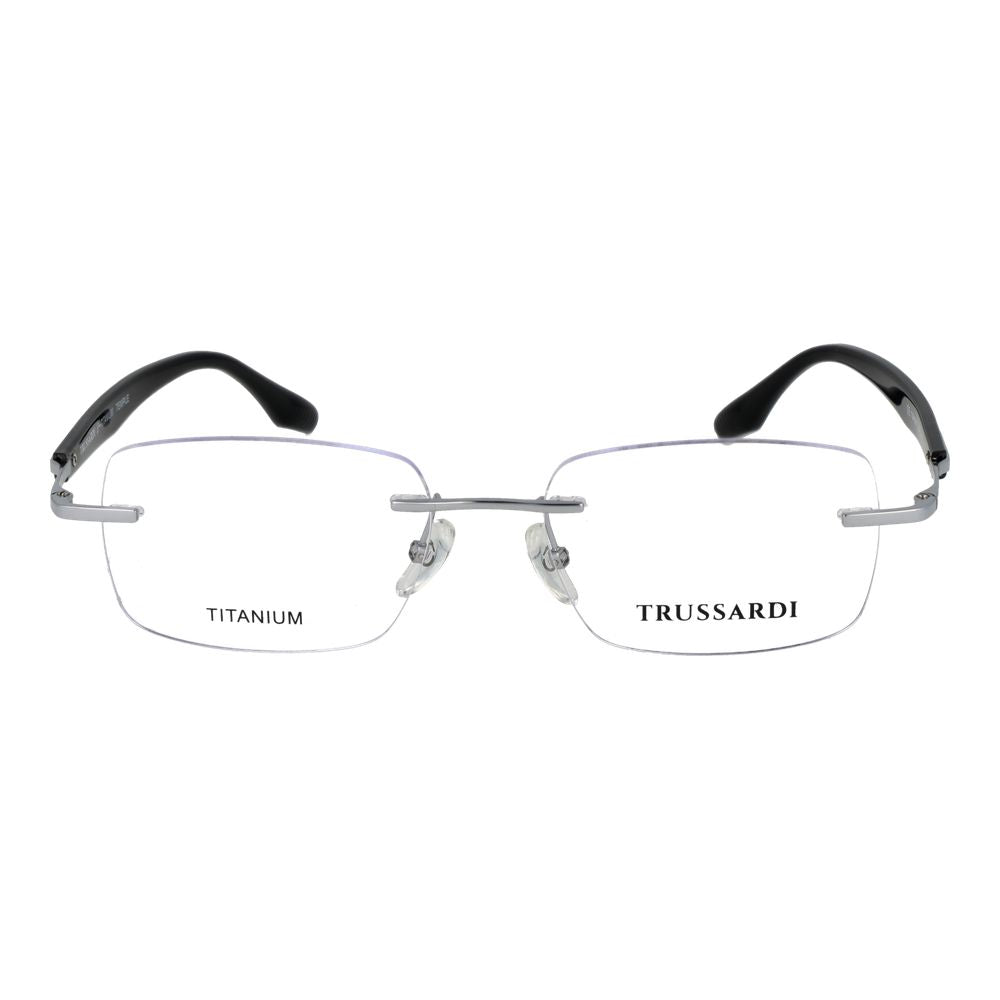 Trussardi Silver Stainless Steel Glasses (Frames) | Regal Royce
