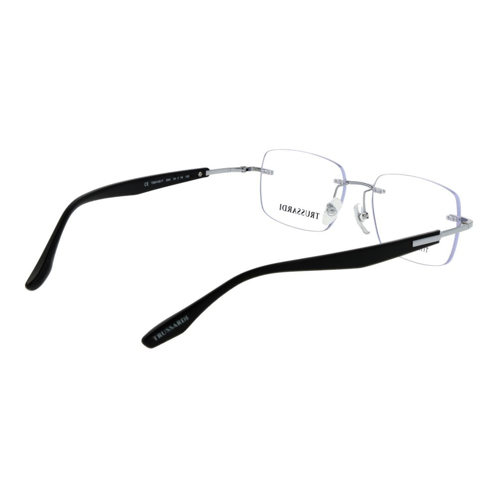 Trussardi Silver Stainless Steel Glasses (Frames) | Regal Royce
