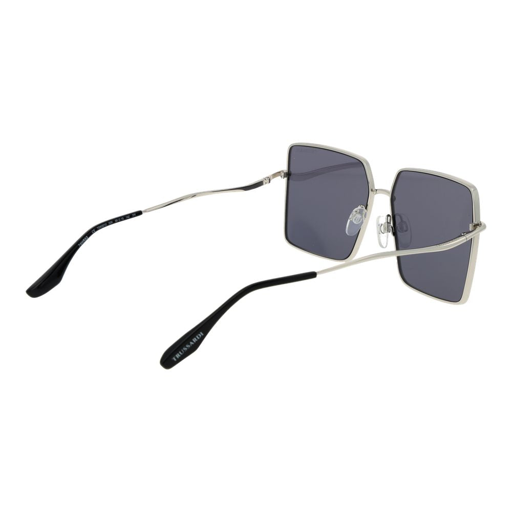 Trussardi Silver Stainless Steel Sunglasses | Regal Royce