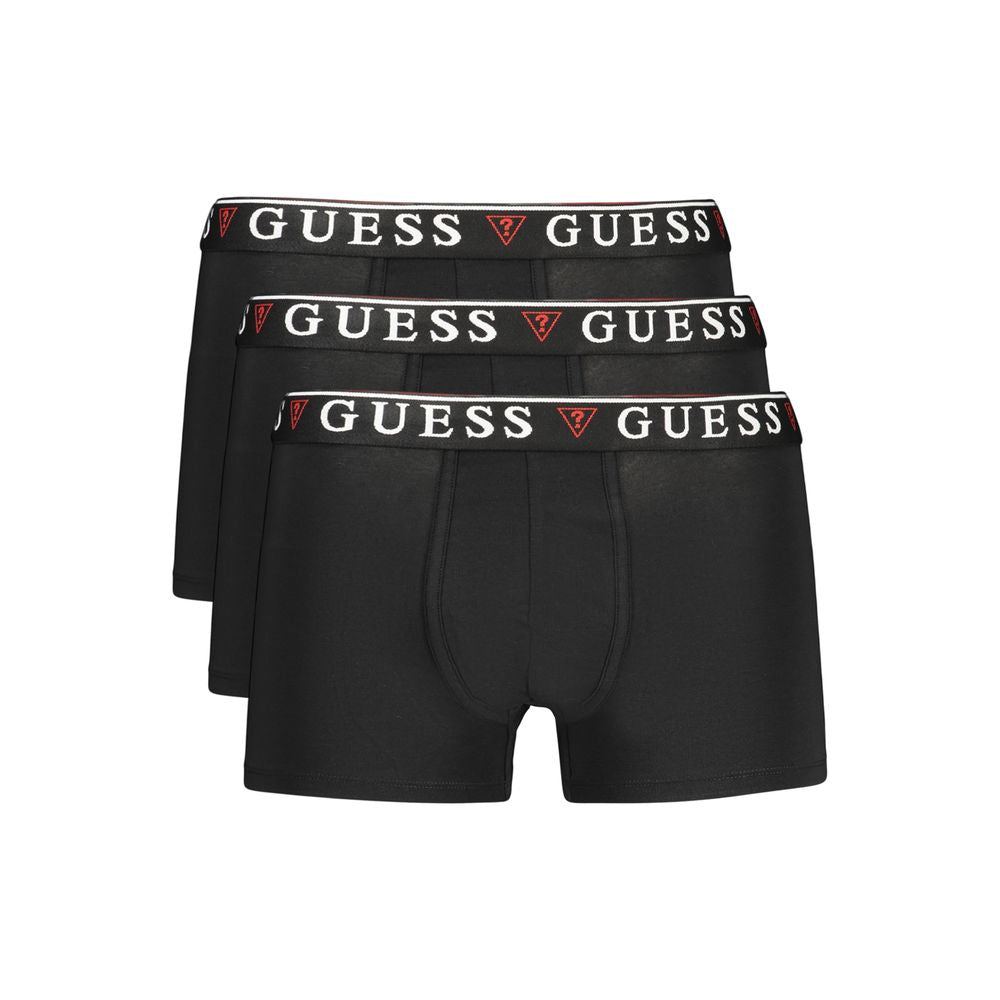 Guess Jeans Black Cotton Men Underwear | Regal Royce