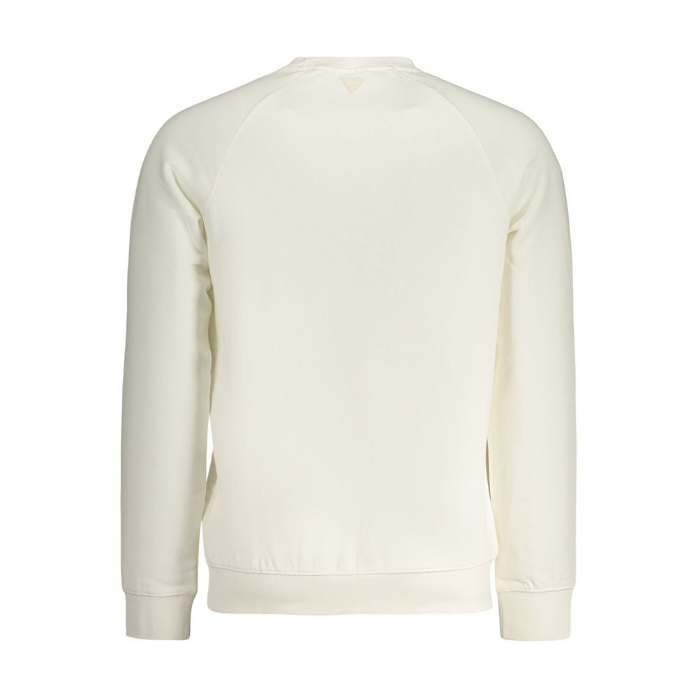 Guess Jeans White Cotton Men's Sweatshirt | Regal Royce