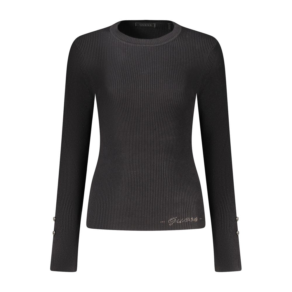 Guess Jeans Black Viscose Women's Sweater | Regal Royce