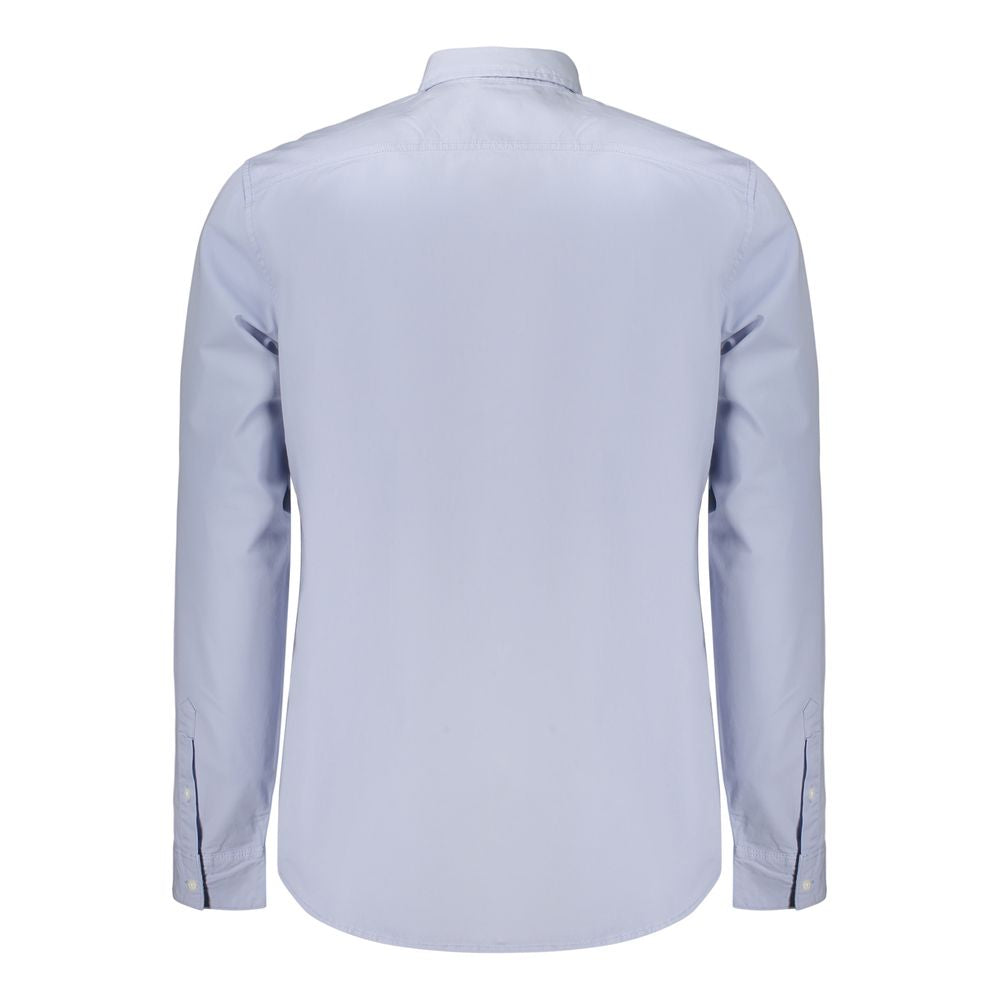 Guess Jeans Azzurro Cotton Men Shirt | Regal Royce