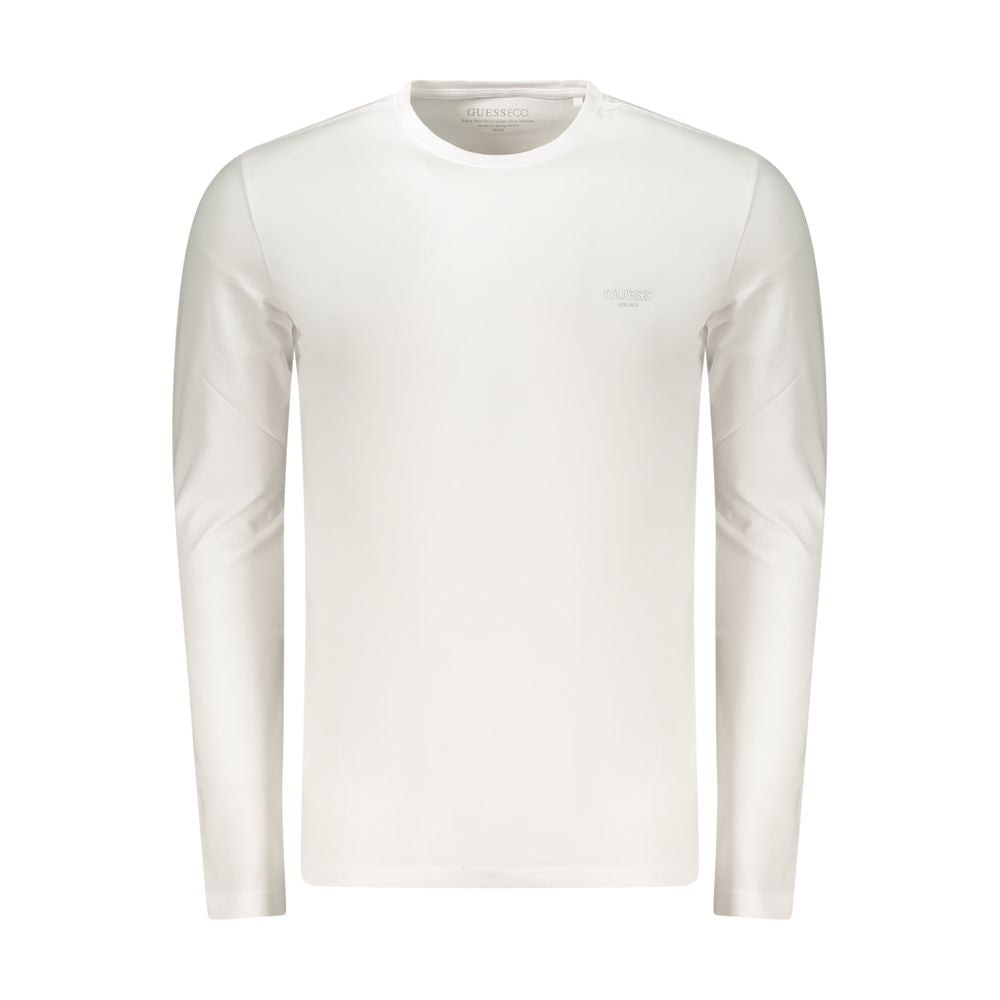 Guess Jeans White Cotton Men's T-Shirt | Regal Royce