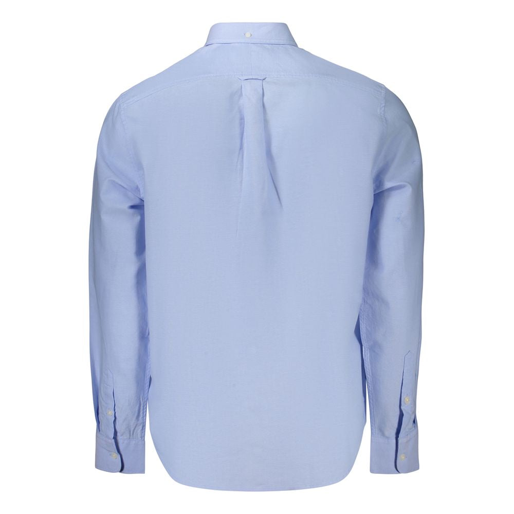 Guess Jeans Azzurro Cotton Men's Shirt | Regal Royce