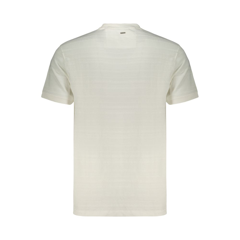 Guess Jeans Bianco Cotton Men's T-Shirt | Regal Royce