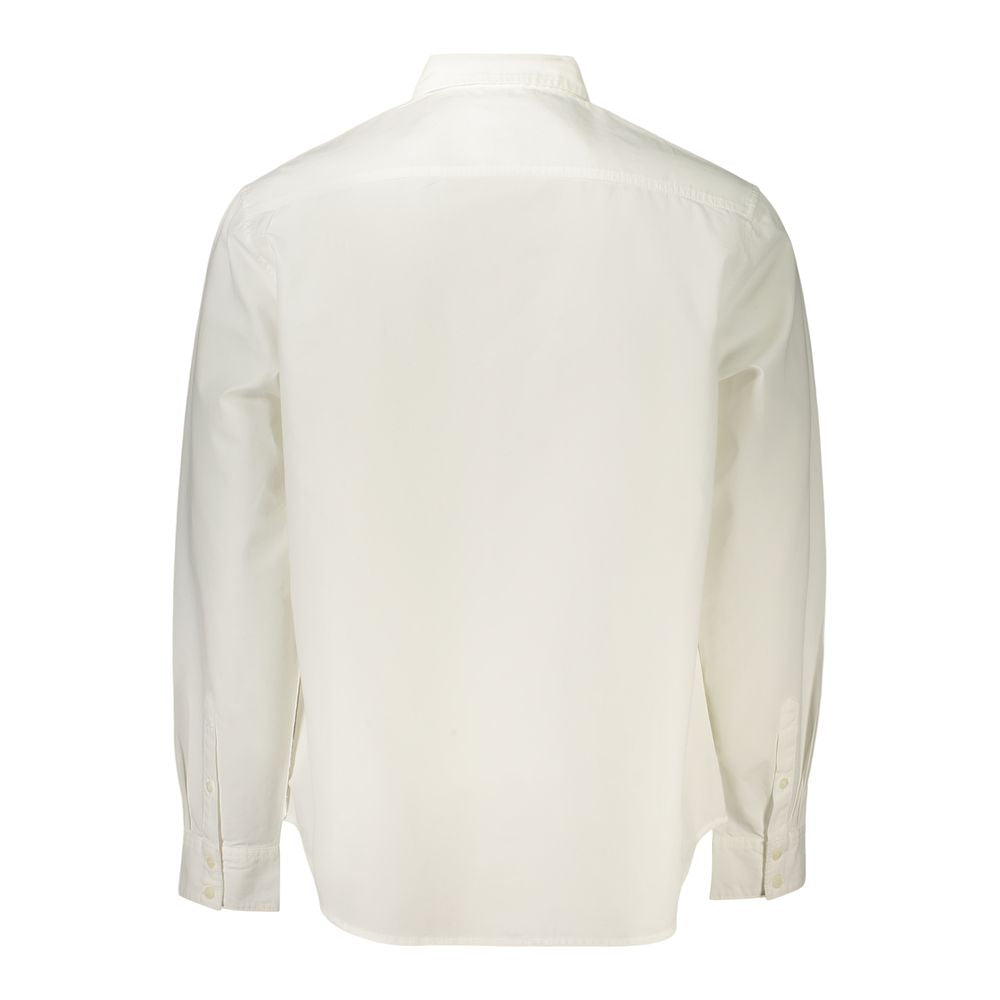 Guess Jeans White Cotton Men's Shirt | Regal Royce