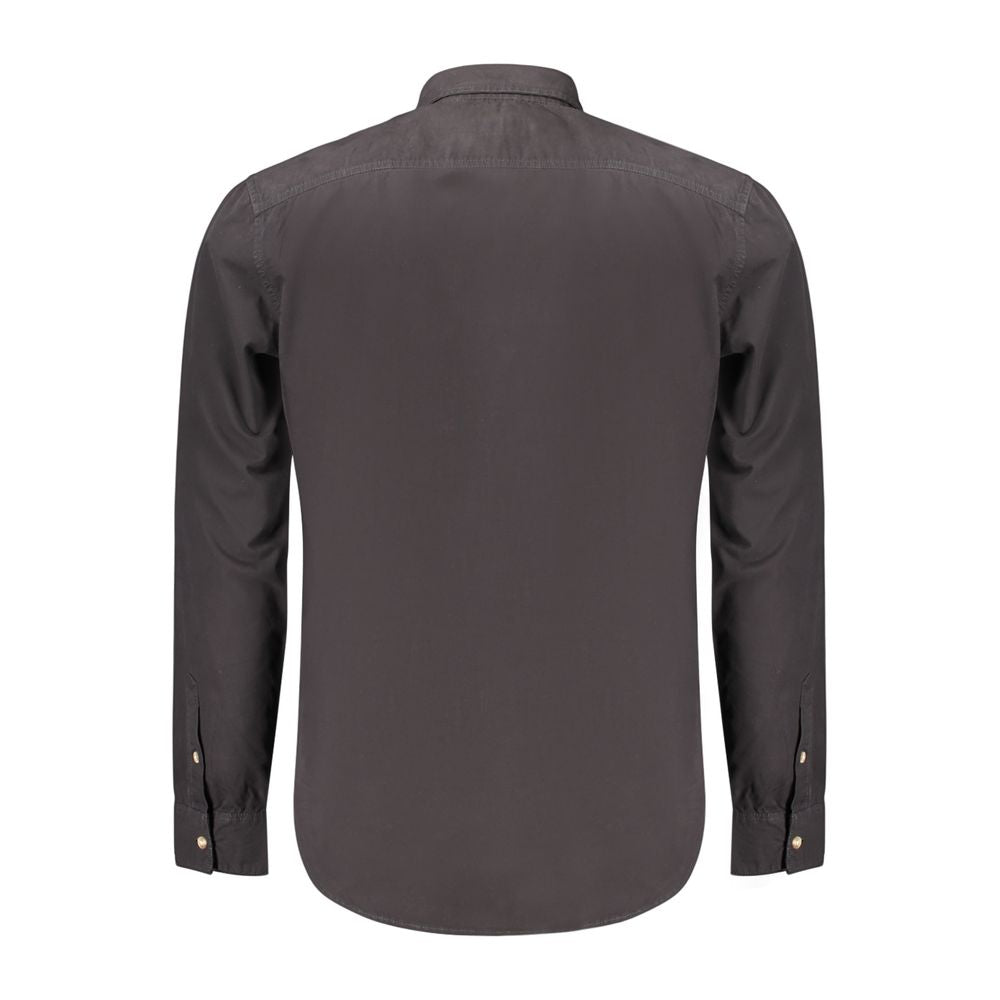 Guess Jeans Black Cotton Men's Shirt | Regal Royce