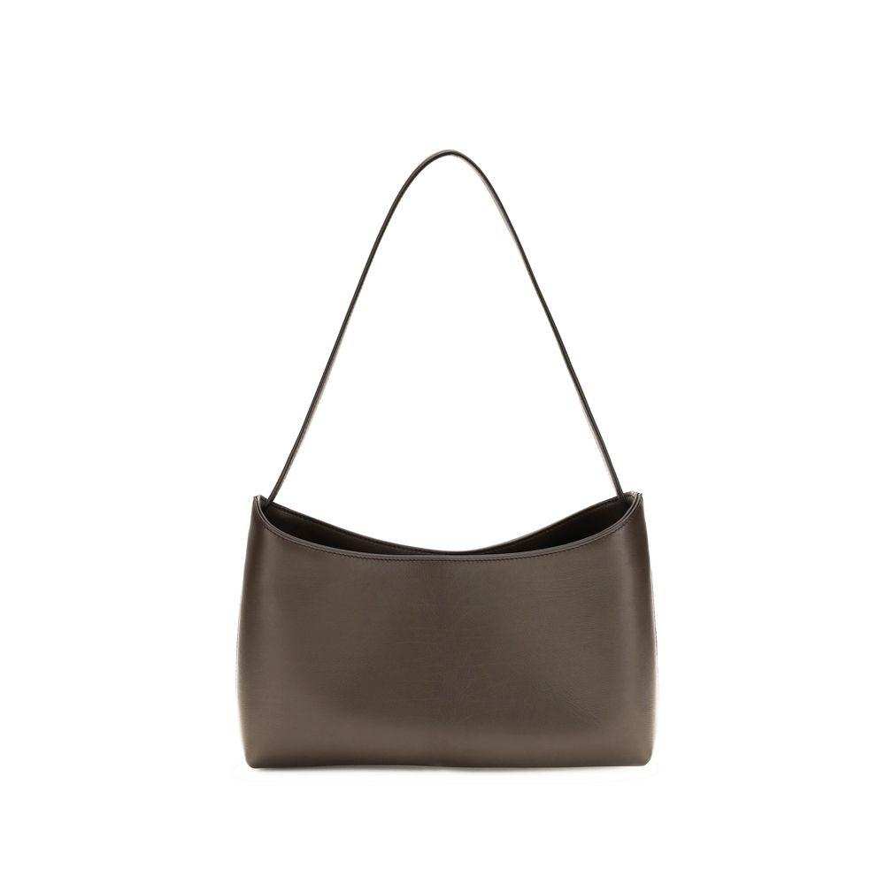The Row Brown Calf Leather Bos Taurus Shoulder Bag | Regal Royce