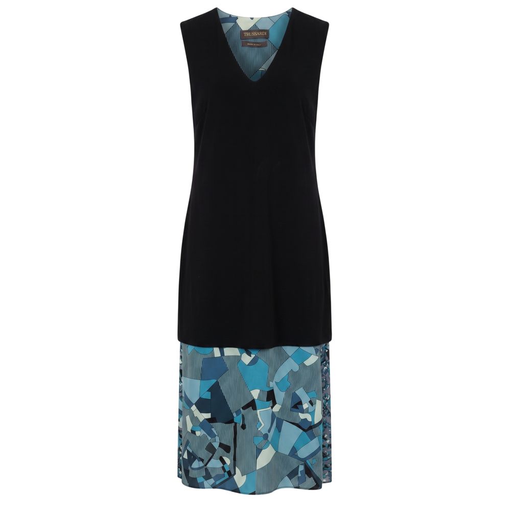 Trussardi Blue Silk Women Dress | Regal Royce