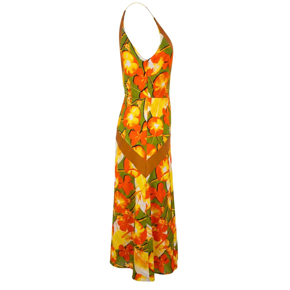 Trussardi Yellow Silk Women Dress | Regal Royce