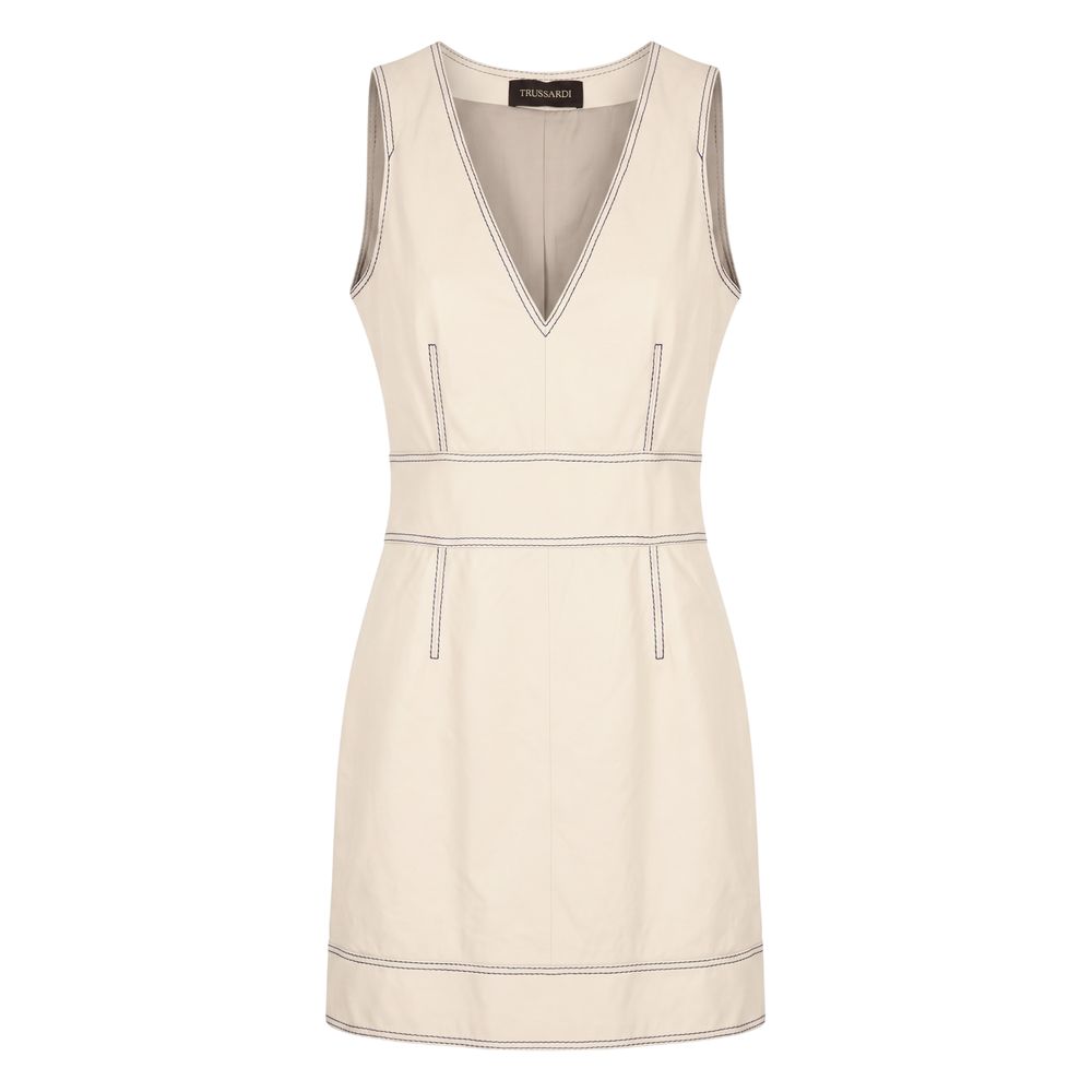 Trussardi Beige Lamb Women Dress | Regal Royce