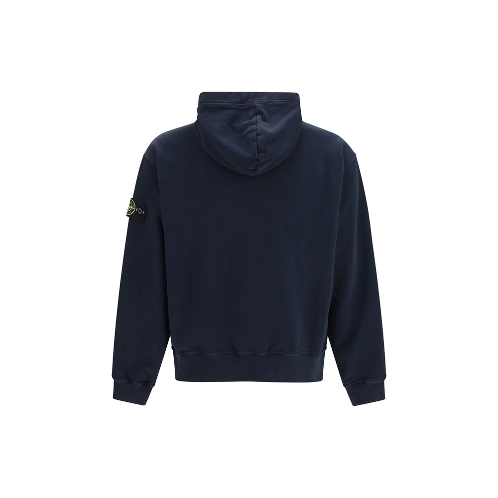 Stone Island Blue Cotton Sweatshirt | Regal Royce