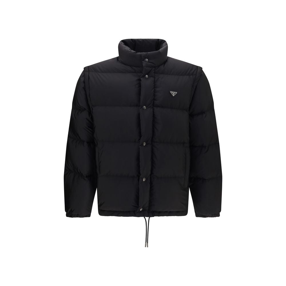Prada Black Goose Down Full-Length Jacket | Regal Royce
