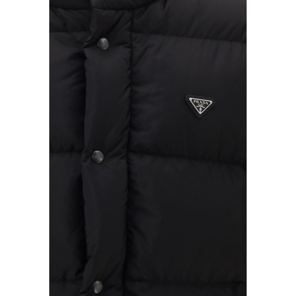Prada Black Goose Down Full-Length Jacket | Regal Royce