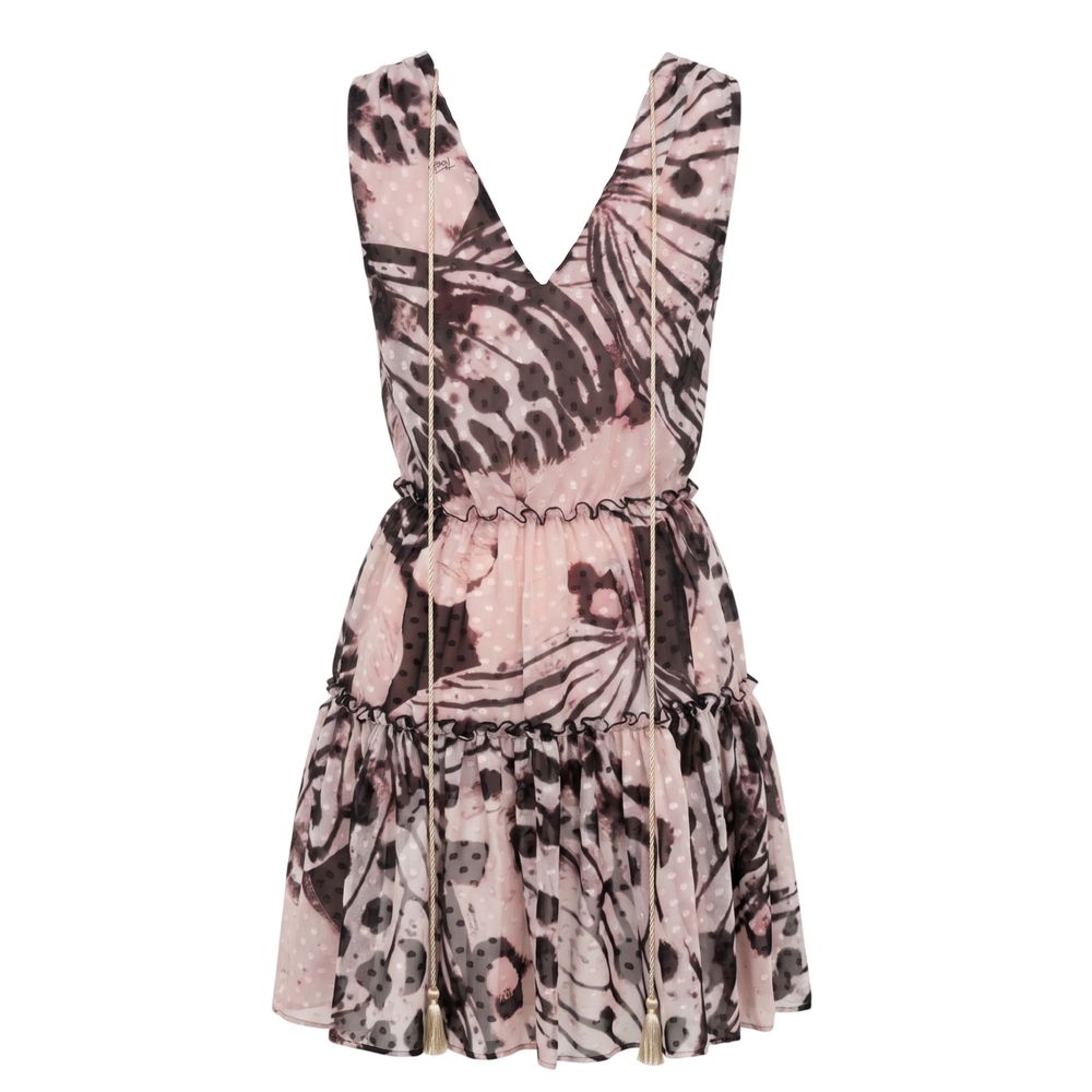 Trussardi Jeans Pink Polyester Women Dress | Regal Royce