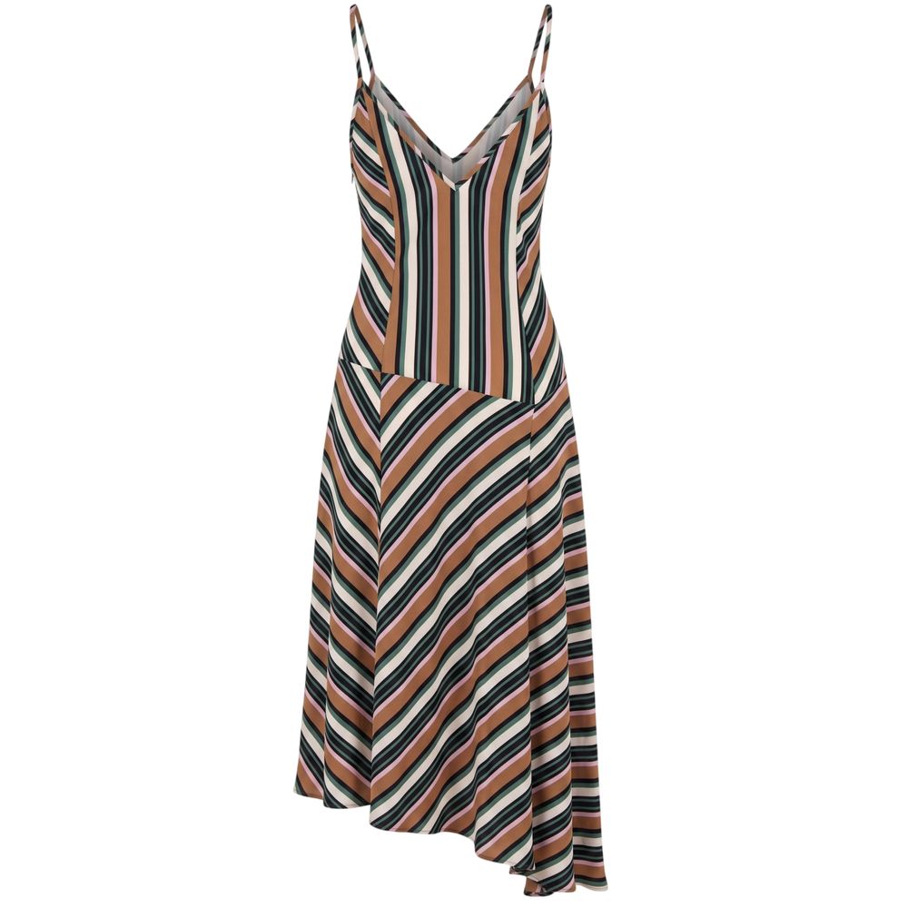 Trussardi Jeans Brown Viscose Women Dress | Regal Royce