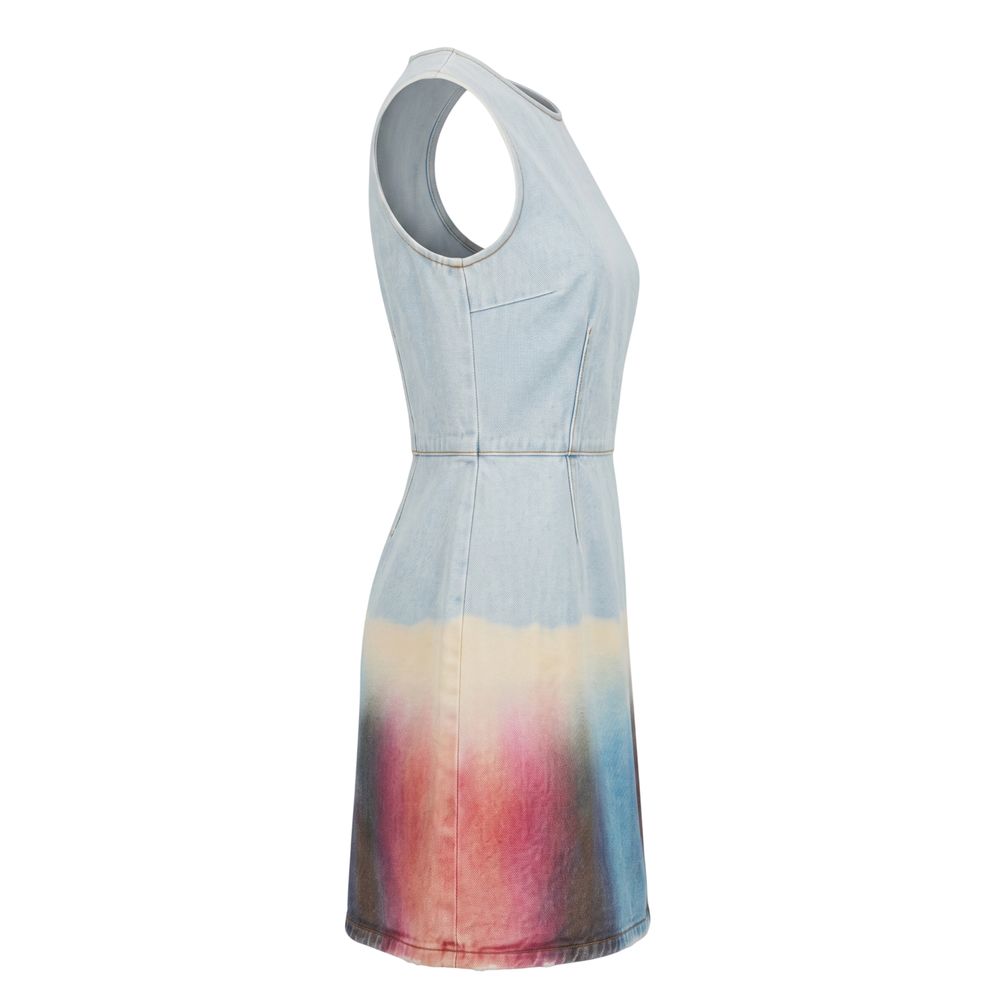 Trussardi Jeans Blue Cotton Women Dress | Regal Royce