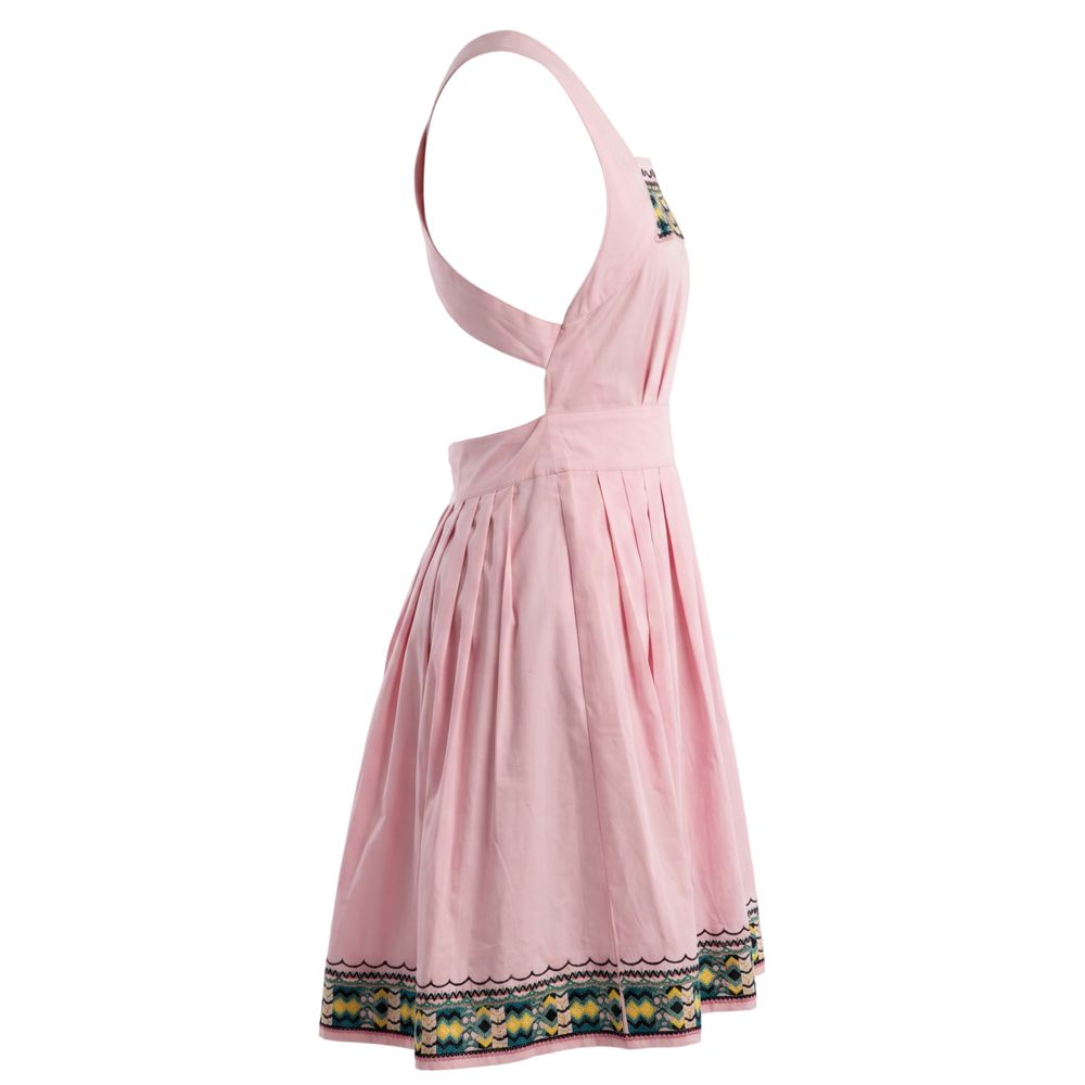 Trussardi Jeans Pink Cotton Women Dress | Regal Royce