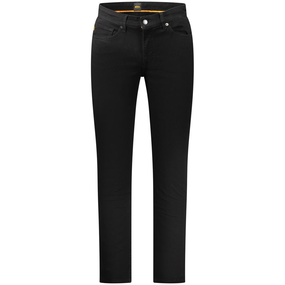 Hugo Boss Black Cotton Men Jeans | Regal Royce