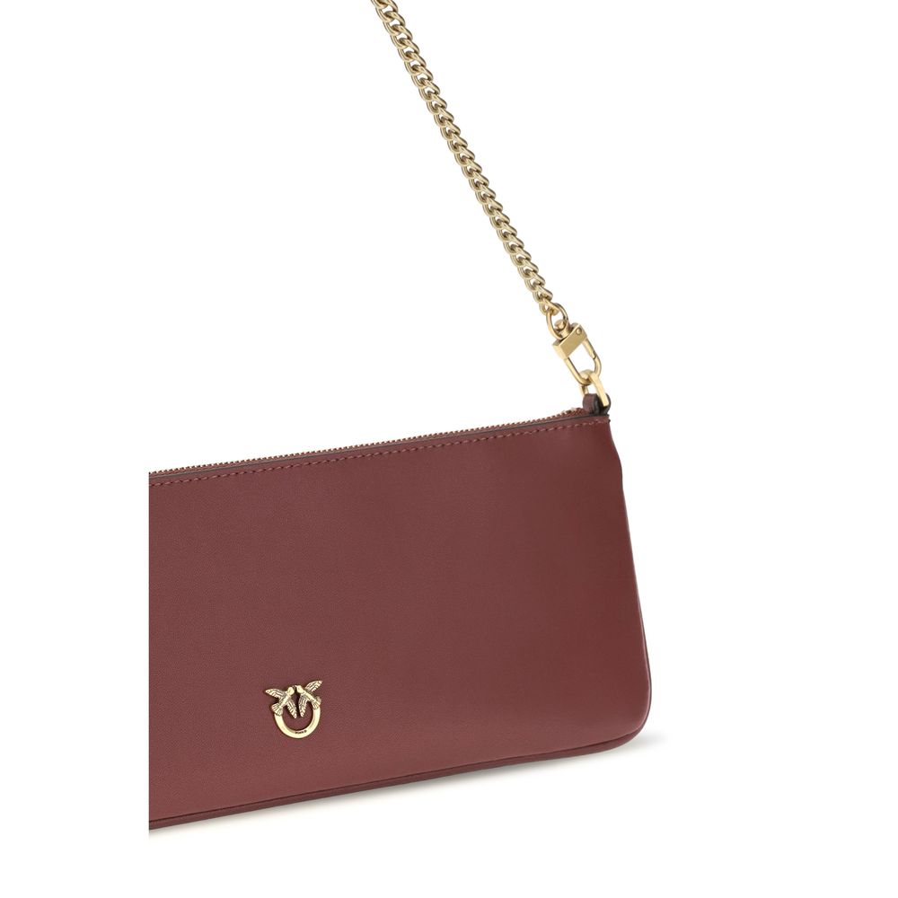 PINKO Bordeaux Calf Leather Bos Taurus Wallet | Regal Royce
