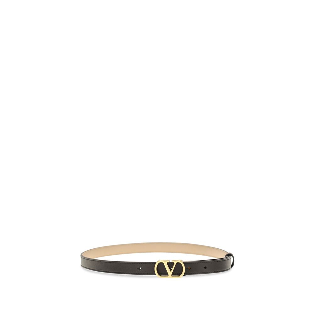 Valentino Garavani Black Lamb Ovis Aries Aries Regular Belt | Regal Royce