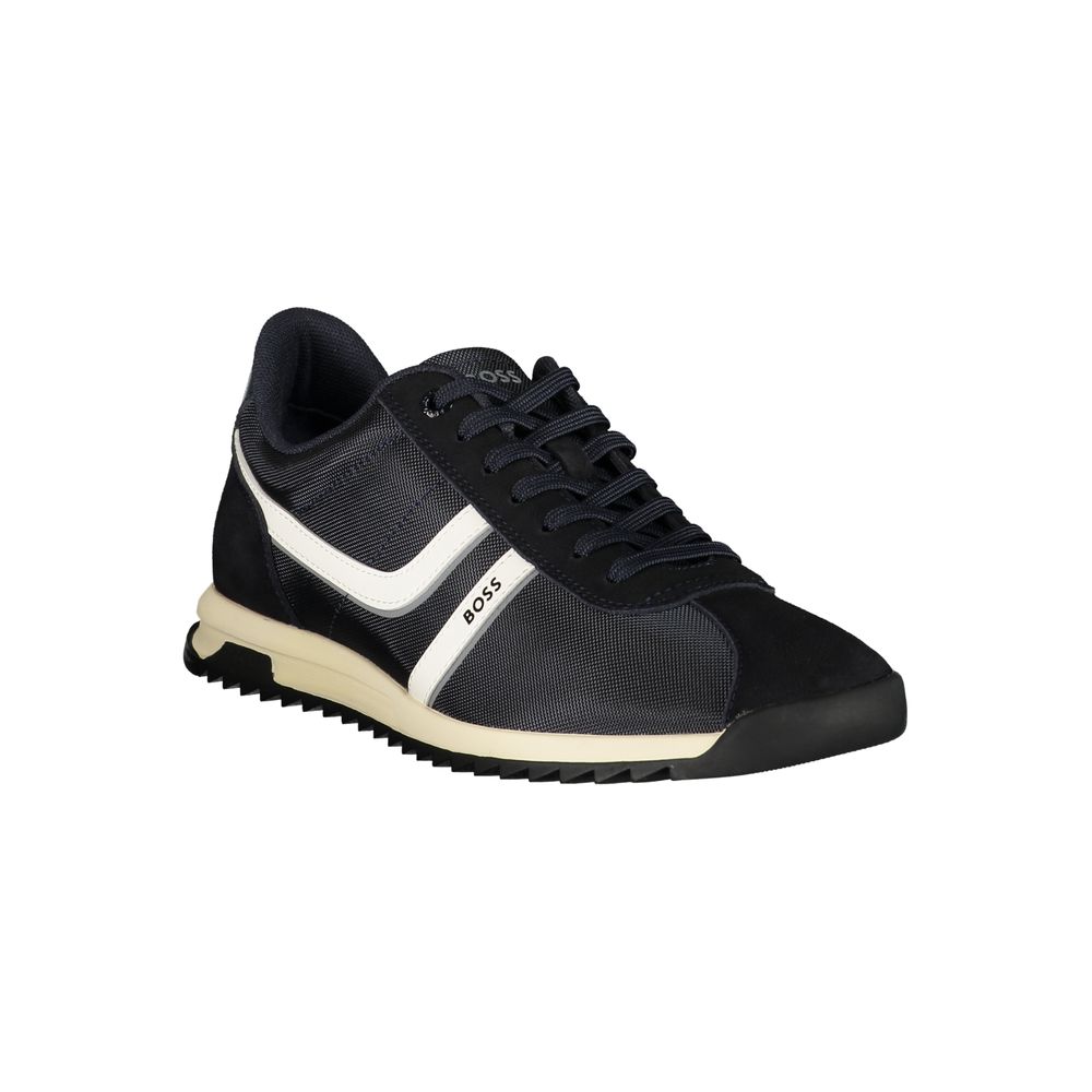 Hugo Boss Blue Polyurethane Men's Sneaker | Regal Royce