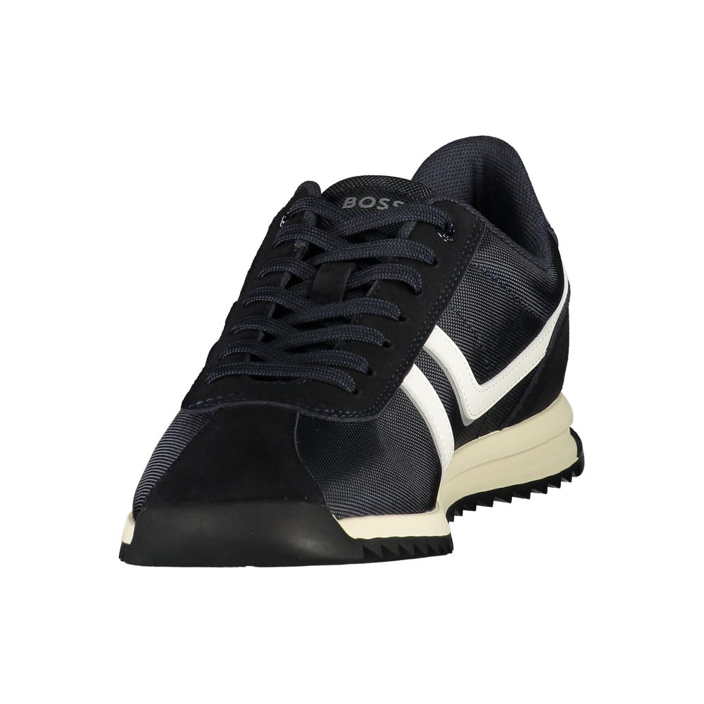 Hugo Boss Blue Polyurethane Men's Sneaker | Regal Royce