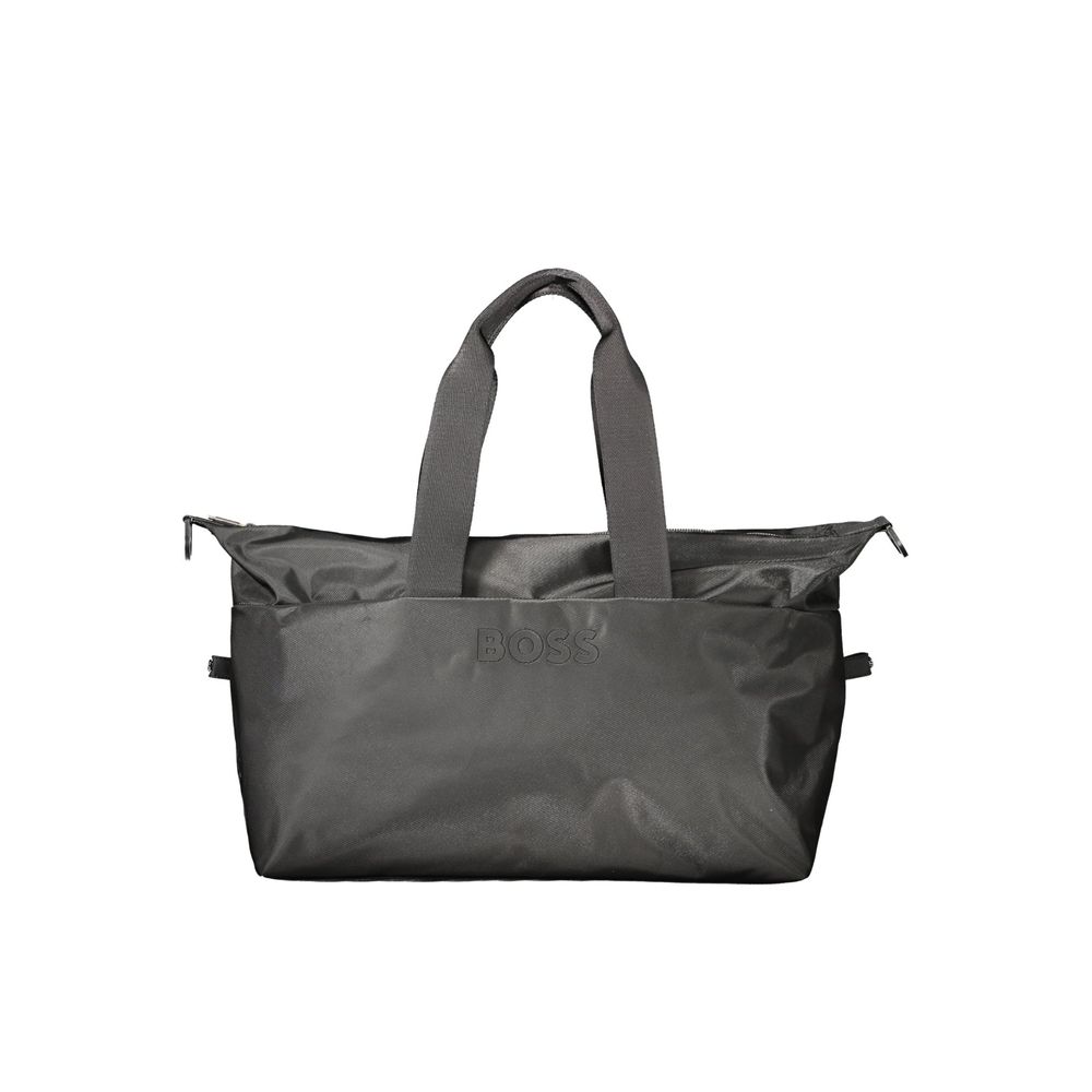 Hugo Boss Black Polyurethane Men's Bag | Regal Royce
