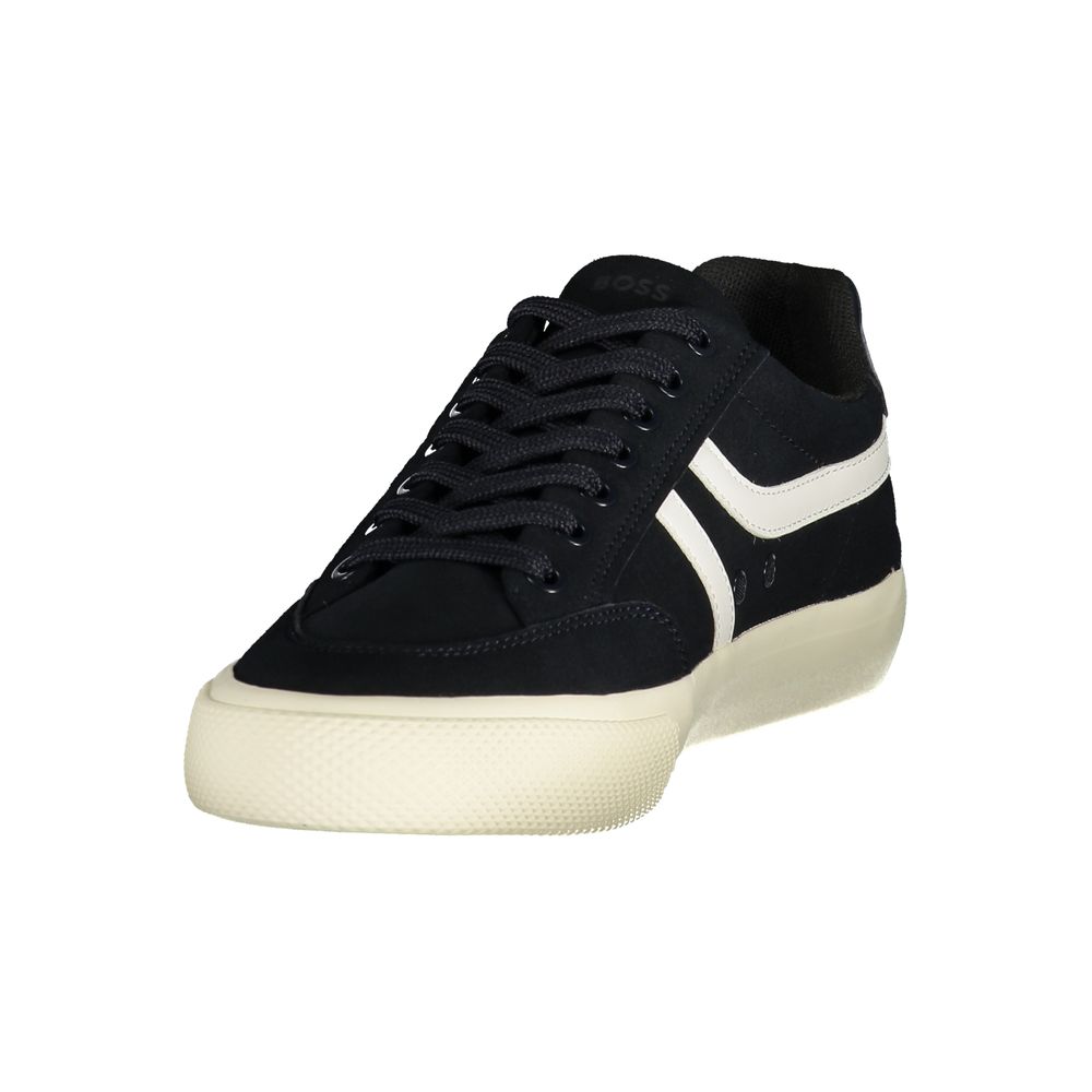 Hugo Boss Blue Polyurethane Men's Sneaker | Regal Royce