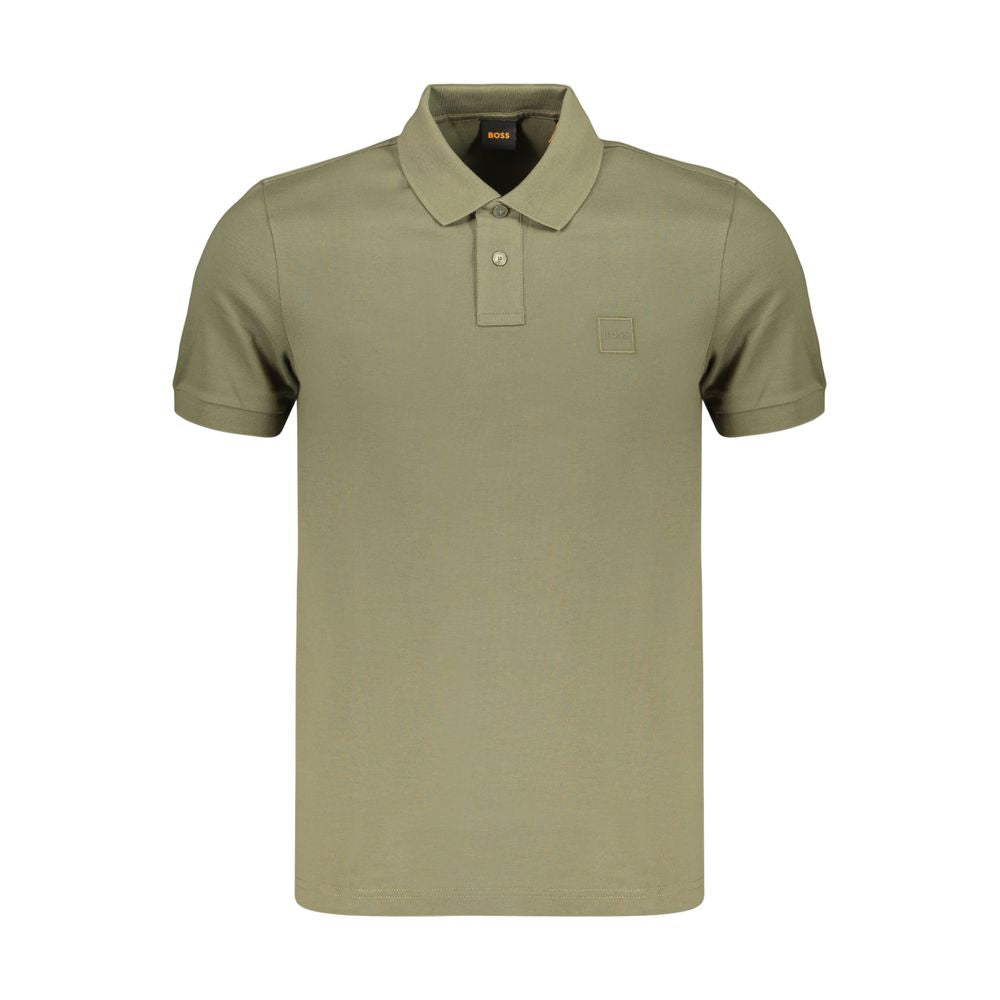 Hugo Boss Green Cotton Men's Polo Shirt | Regal Royce