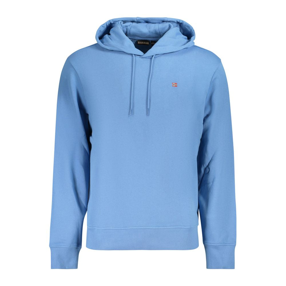 Napapijri Azzurro Cotton Men's Hoodie | Regal Royce
