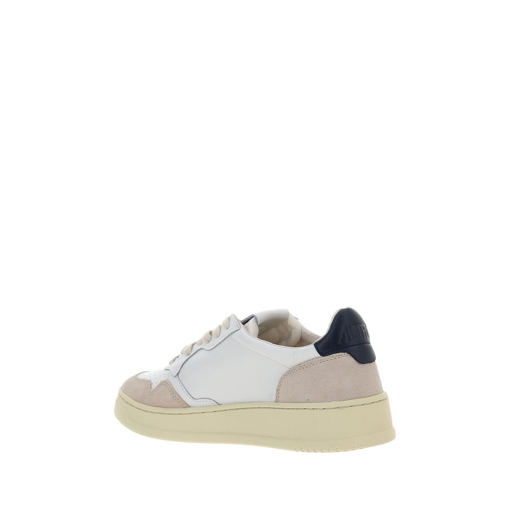 Autry White Calf Leather Bos Taurus Athletic Sneakers | Regal Royce