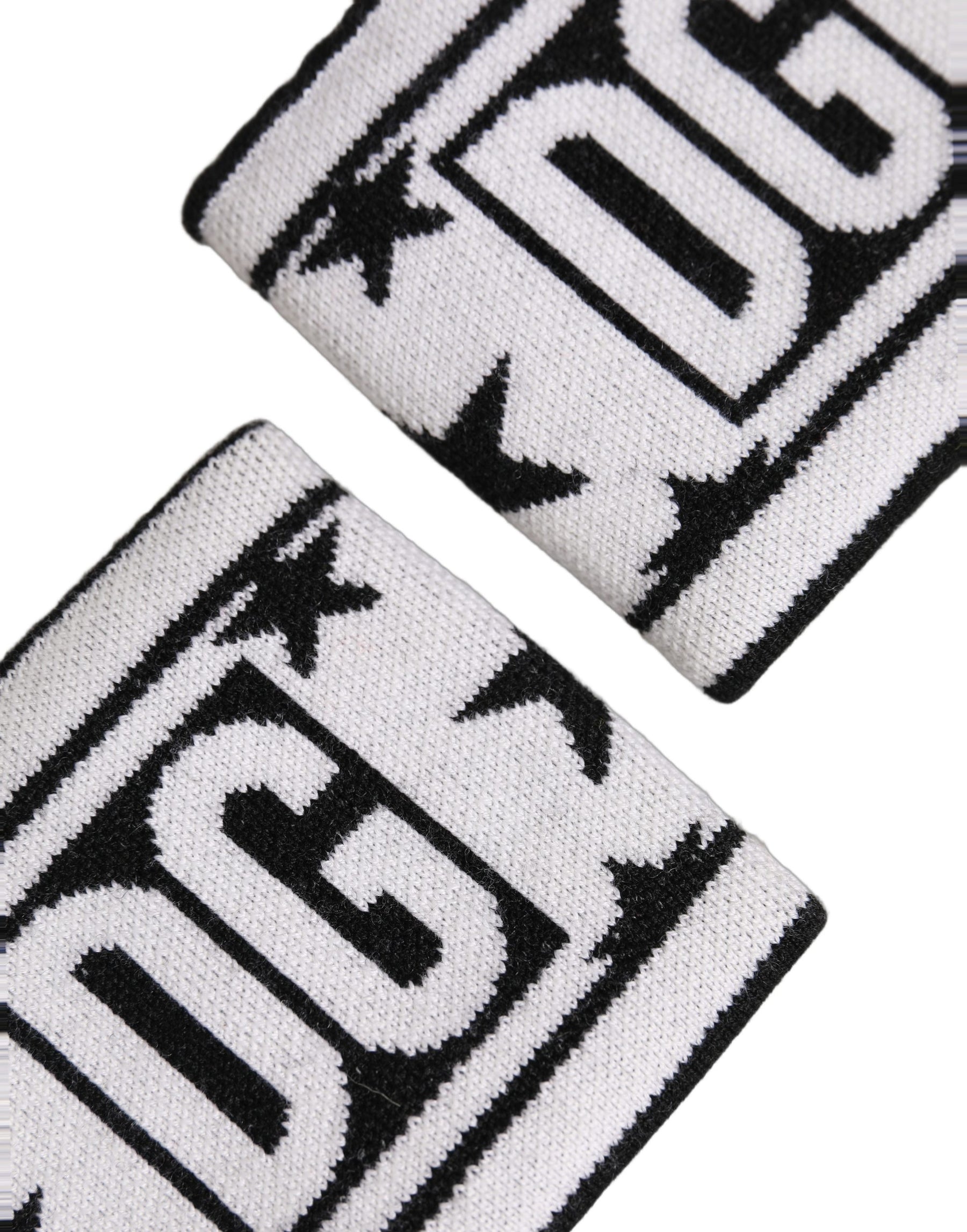 Dolce & Gabbana Men Set White Black Wool Logo #DGMILLENNIALS Wristband | Regal Royce