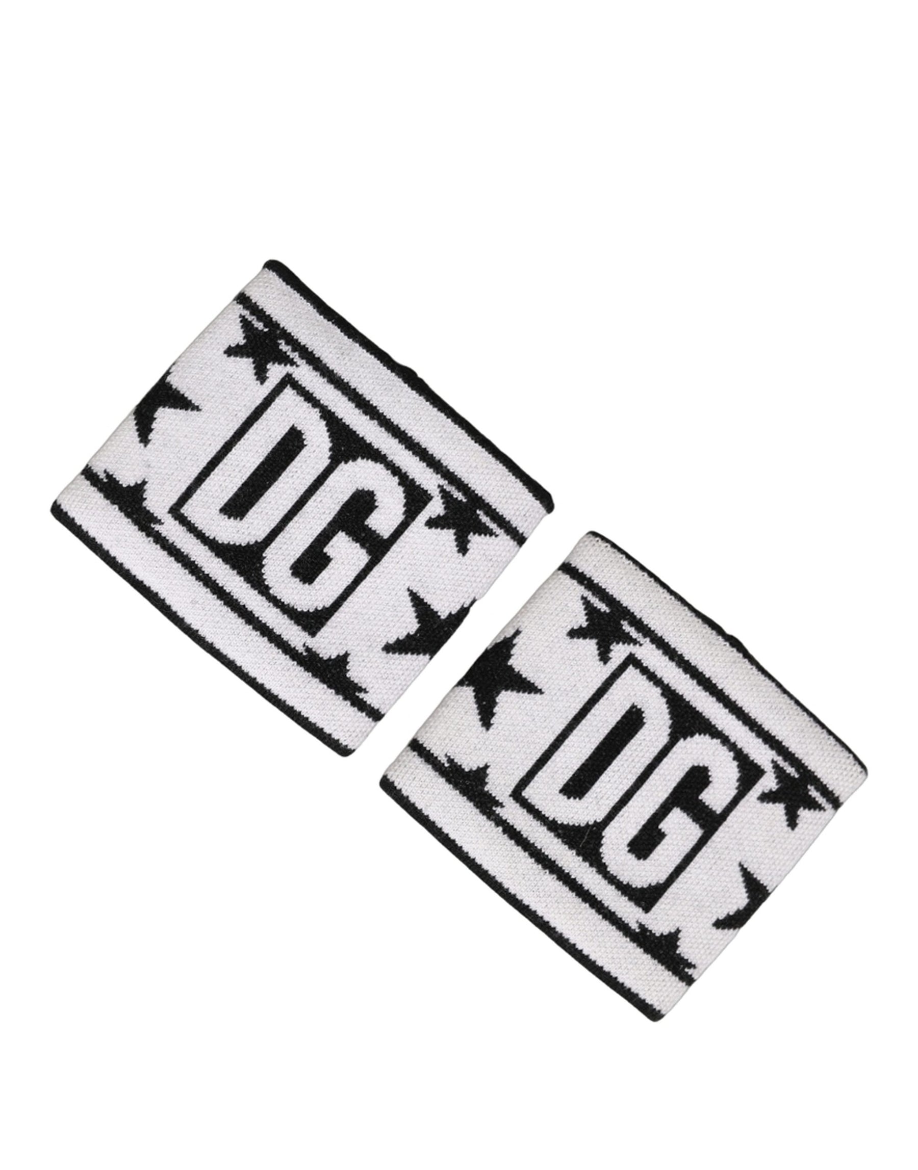 Dolce & Gabbana Men Set White Black Wool Logo #DGMILLENNIALS Wristband | Regal Royce