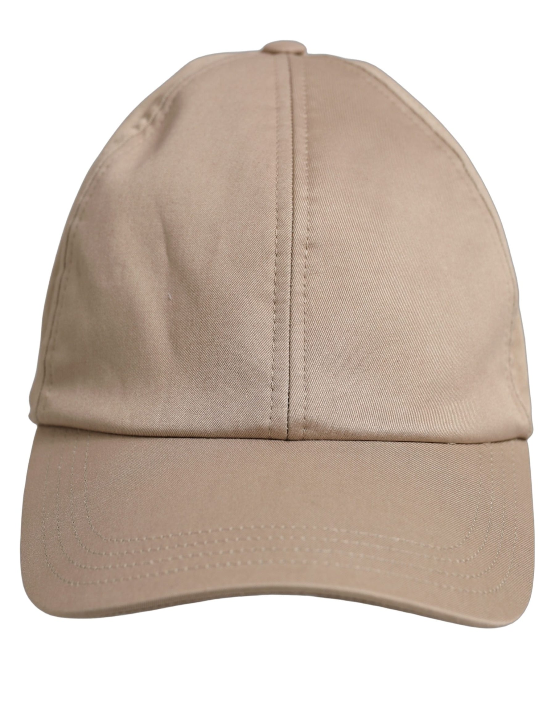 Dolce & Gabbana Men Beige Cotton Stretch Baseball Capello Hat | Regal Royce