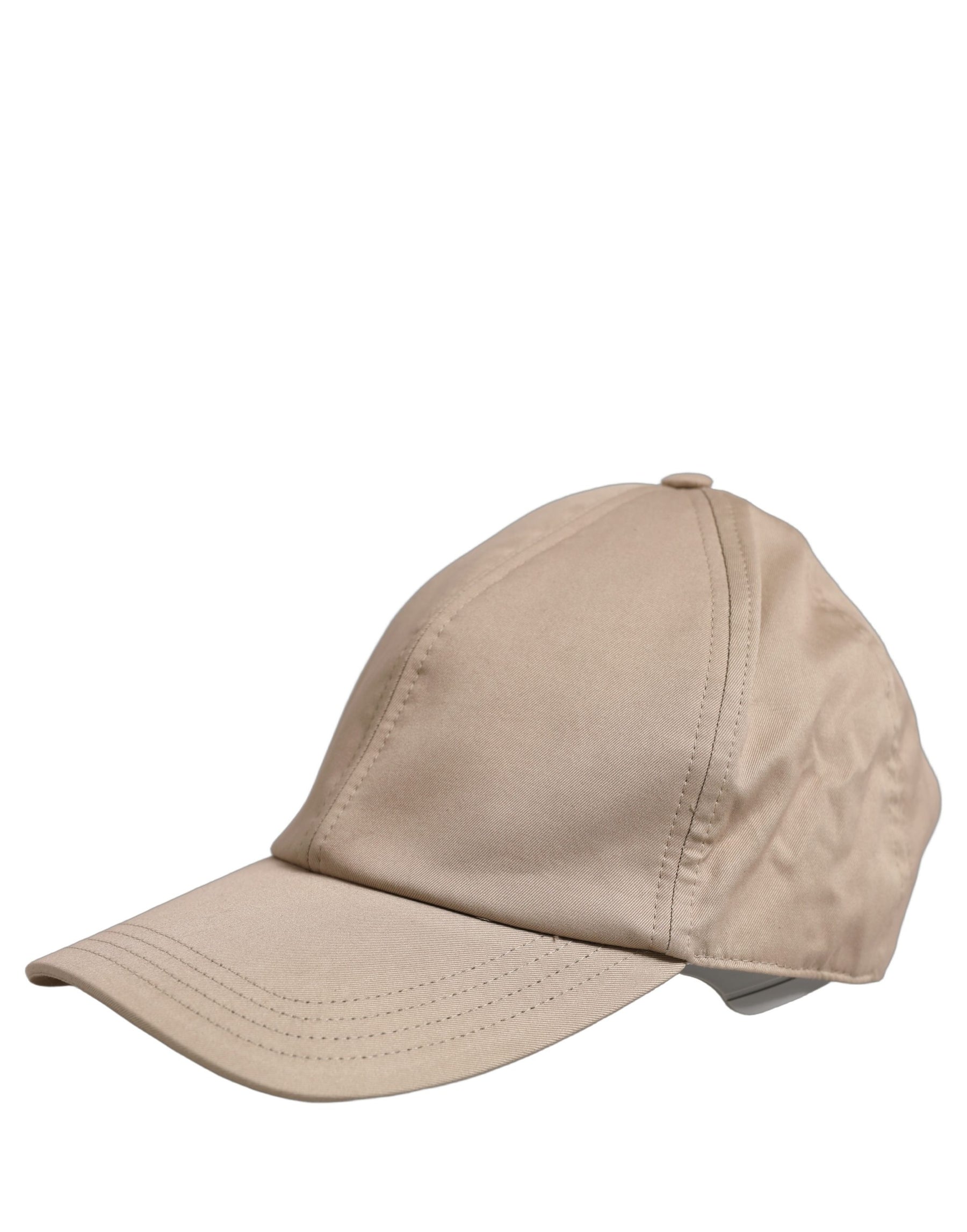 Dolce & Gabbana Men Beige Cotton Stretch Baseball Capello Hat | Regal Royce