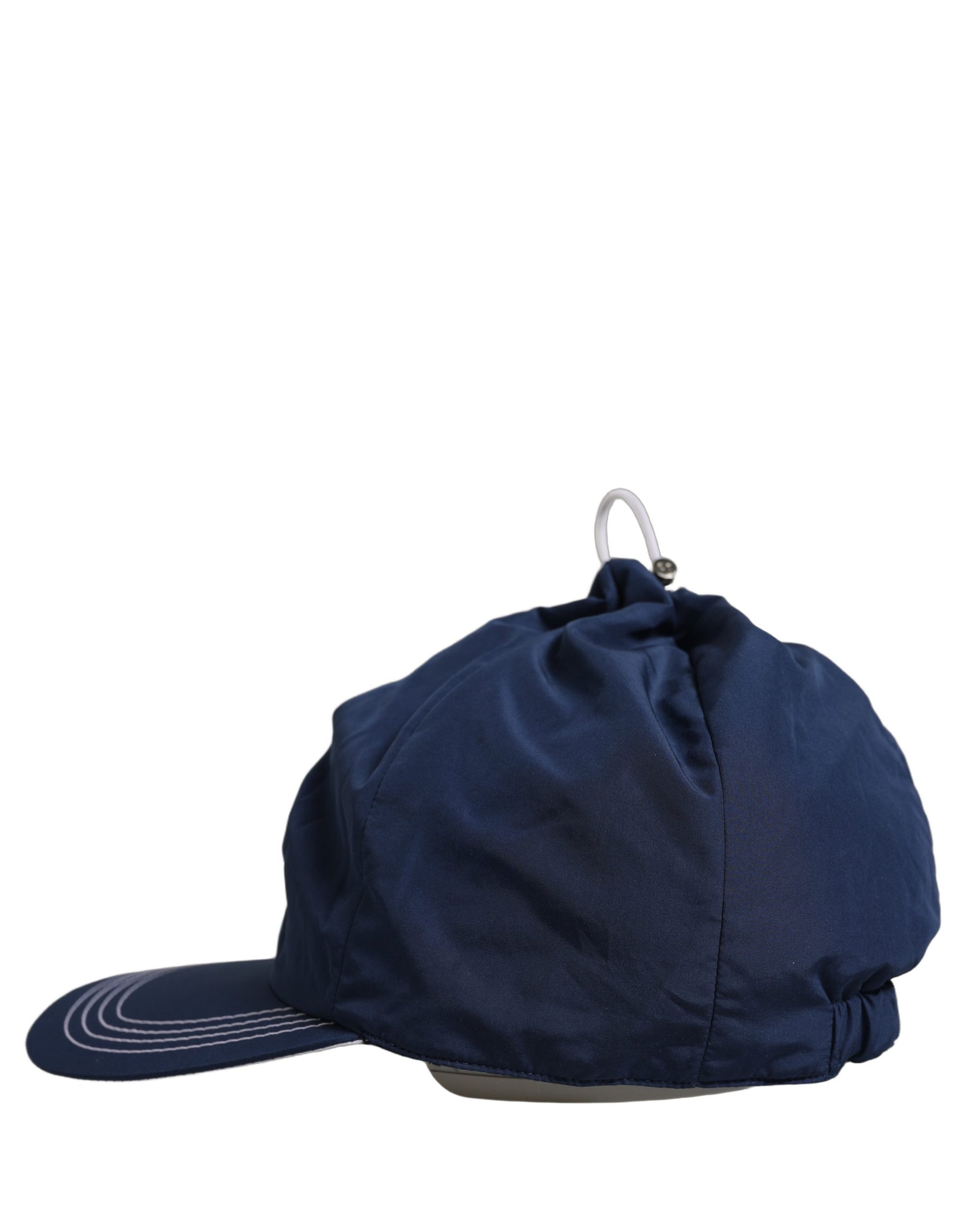 Dolce & Gabbana Men Navy Blue Polyester Baseball Capello Hat | Regal Royce