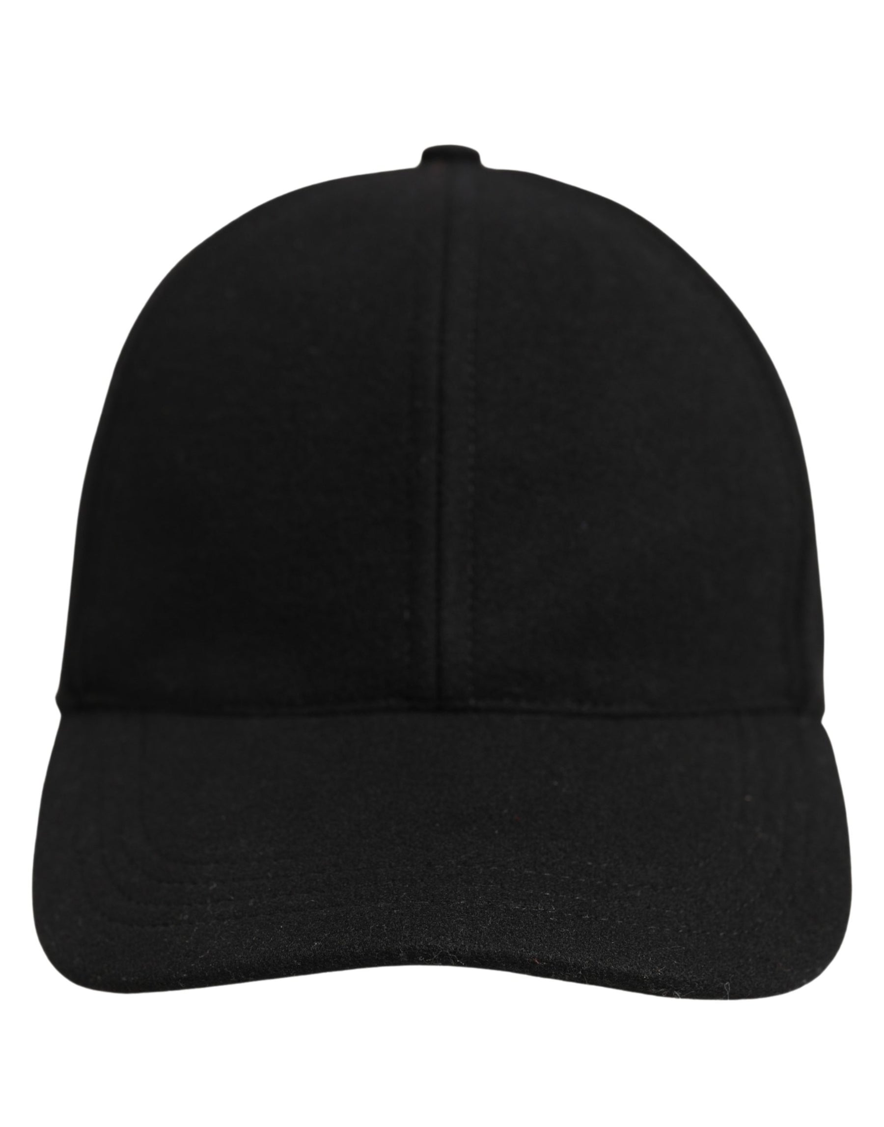 Dolce & Gabbana Men Black Wool Baseball Cap 6 Panels Hat | Regal Royce