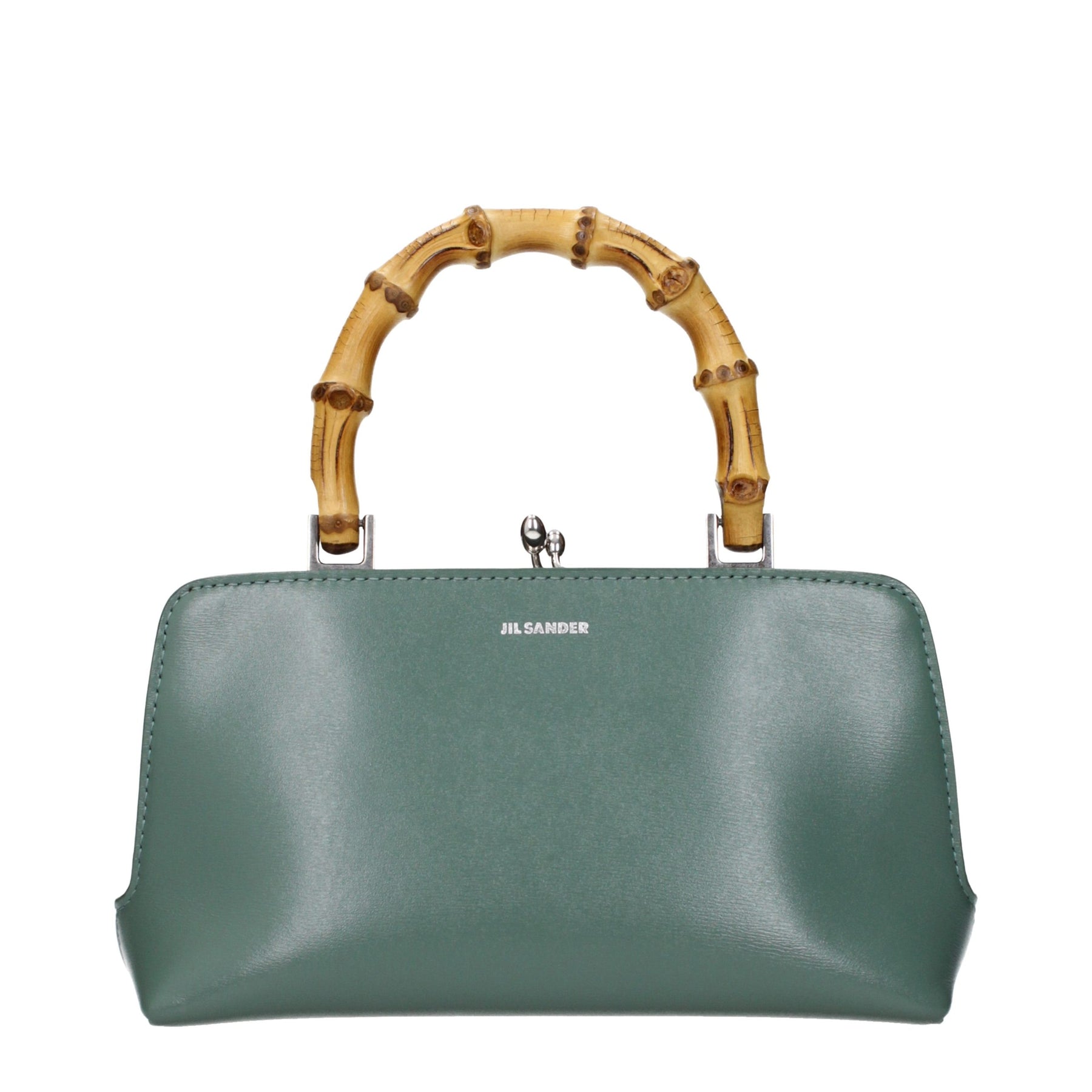 Jil Sander Green Leather Handbag | Regal Royce