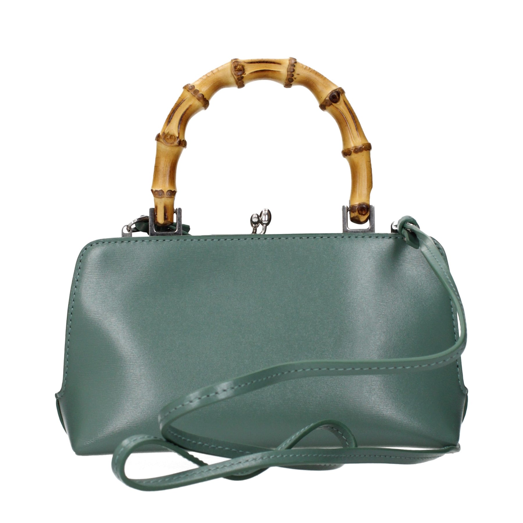 Jil Sander Green Leather Handbag | Regal Royce