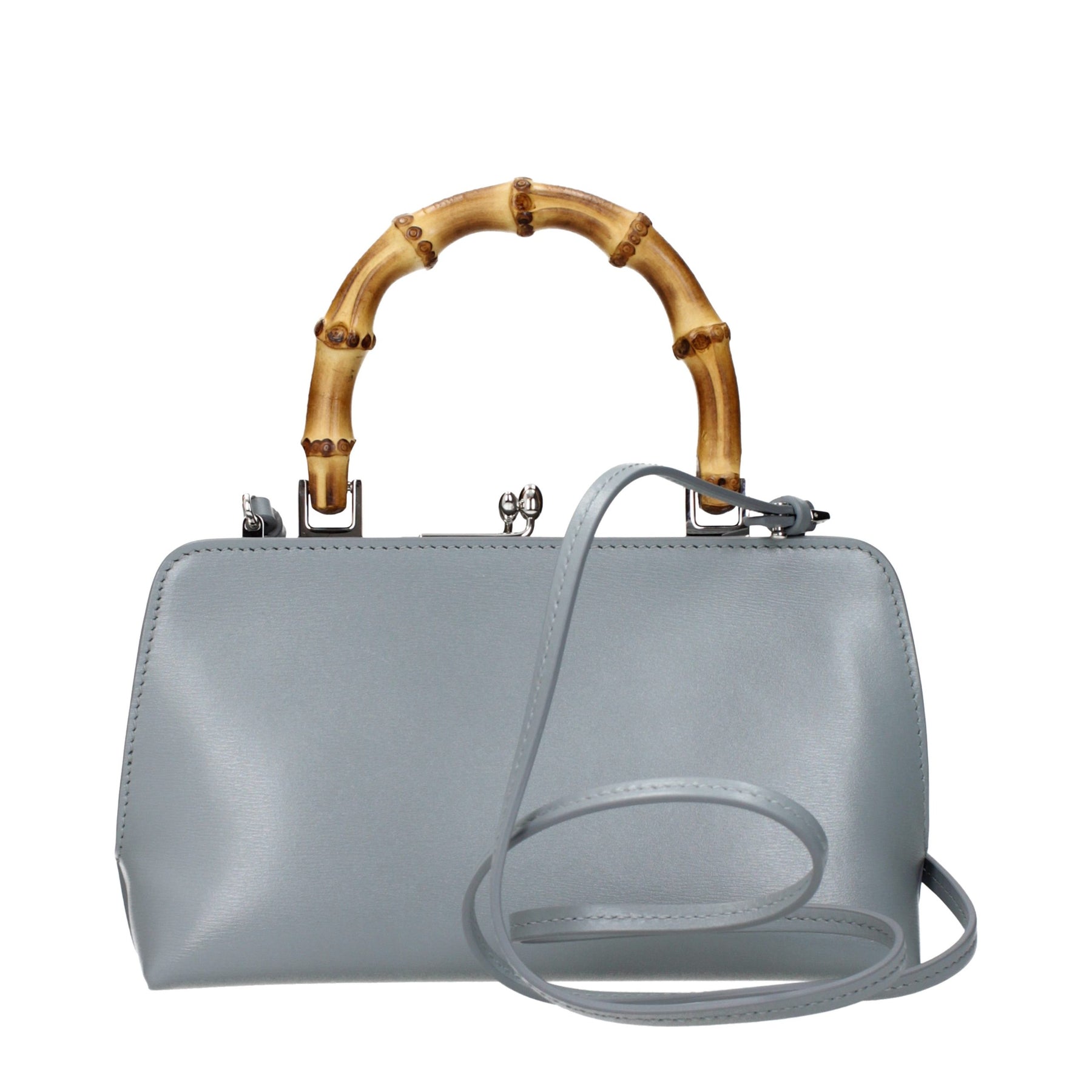 Jil Sander Gray Leather Handbag | Regal Royce