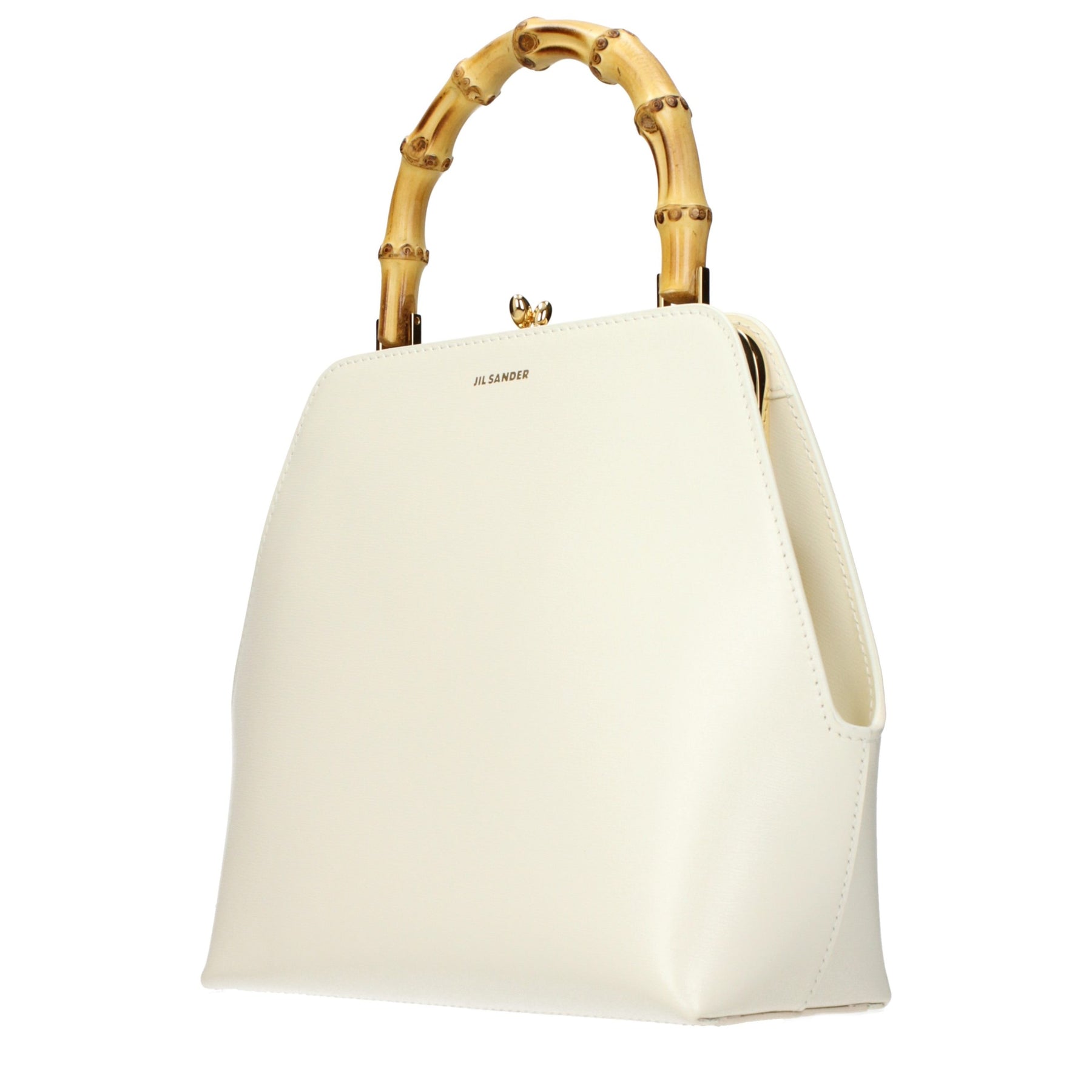 Jil Sander Beige Leather Handbag | Regal Royce