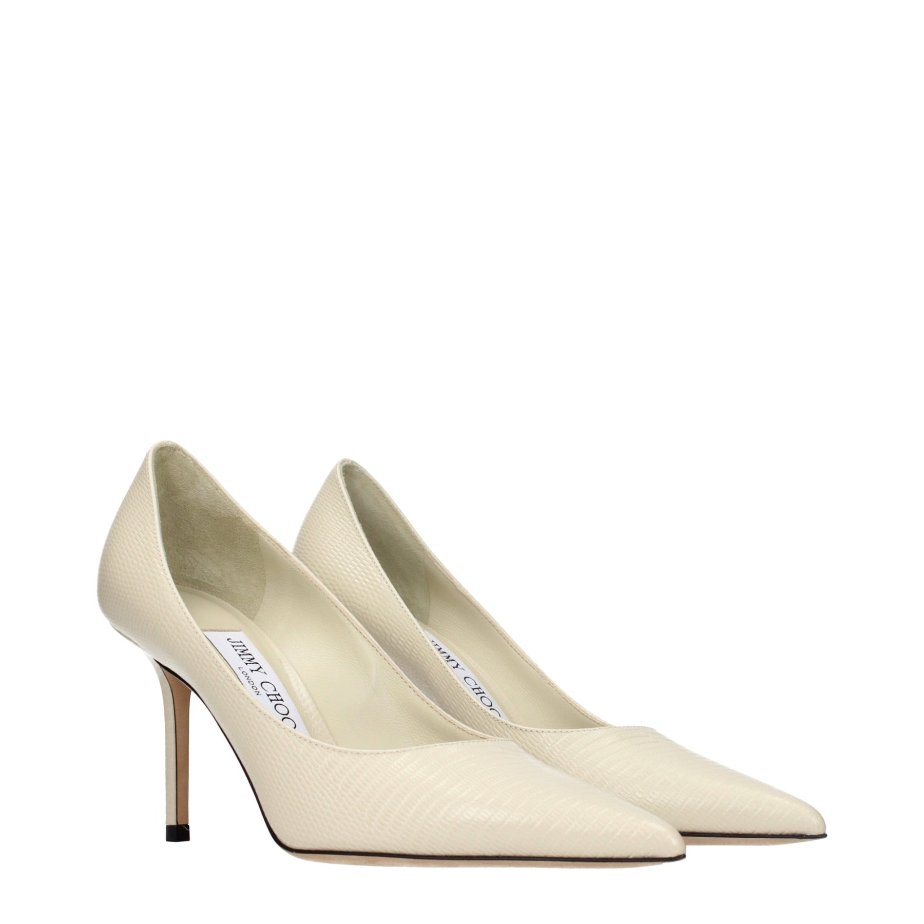 Jimmy Choo Beige Leather High Heel Pumps | Regal Royce