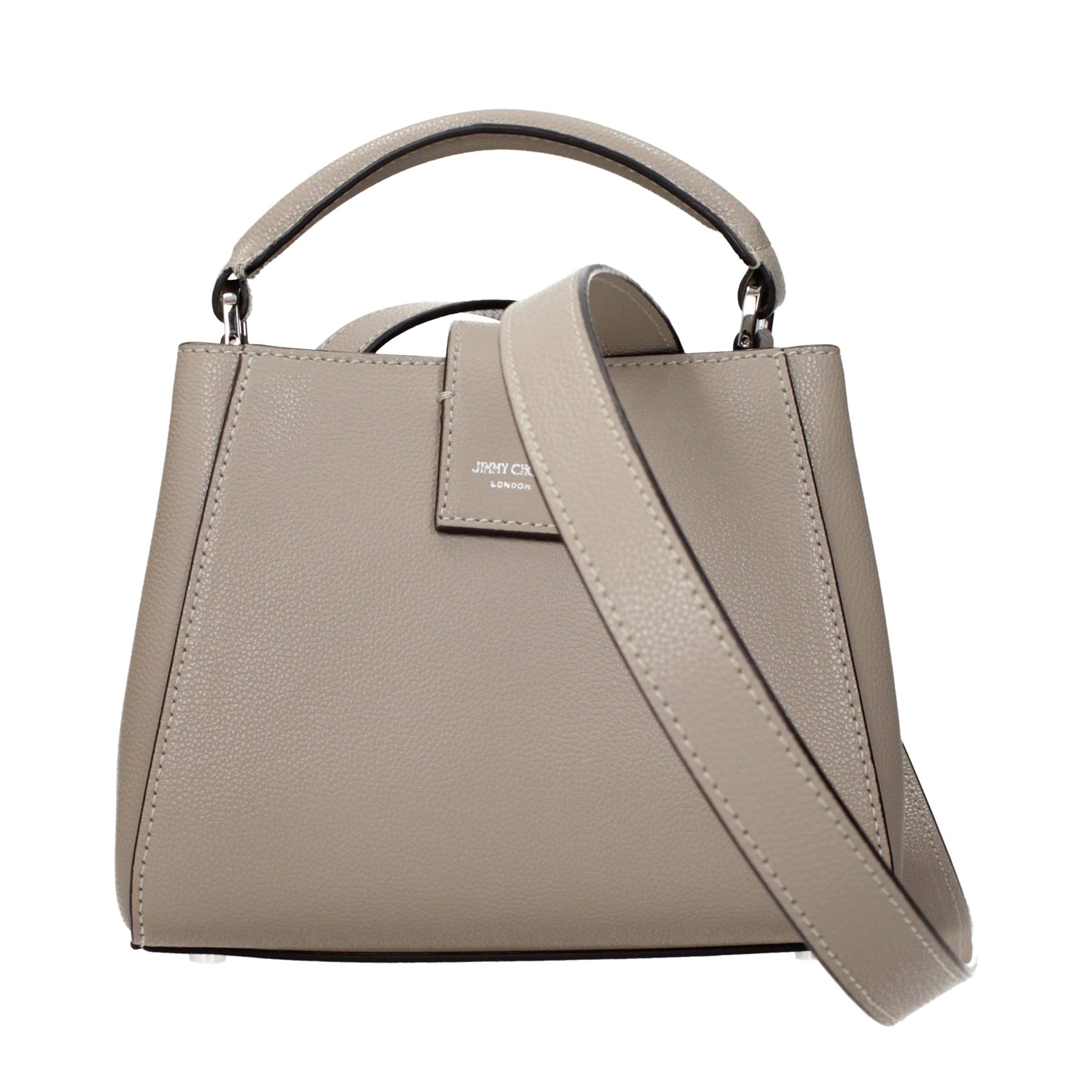 Jimmy Choo Gray Leather Handbag | Regal Royce