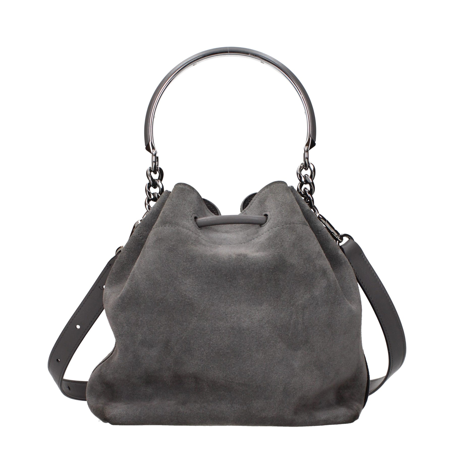 Jimmy Choo Gray Leather Handbag | Regal Royce
